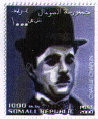 Somali Republic 2000 Charlie Chaplin Stamp